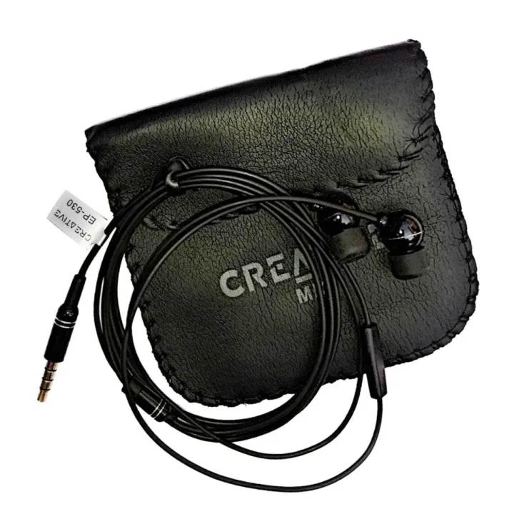 Creative EP-530 Earphone with Mic – High Bass Wired Earphone 3.5mm